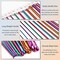 11 Pcs Long Crochet Hook Set,  Tunisian Crochet Hooks Multicolor Afghan Crochet Needles for Crocheting, 2mm(B)-8mm(L), Great Knitting & Crochet Supplies Tool Set for Beginner, Crocheter & Knitter